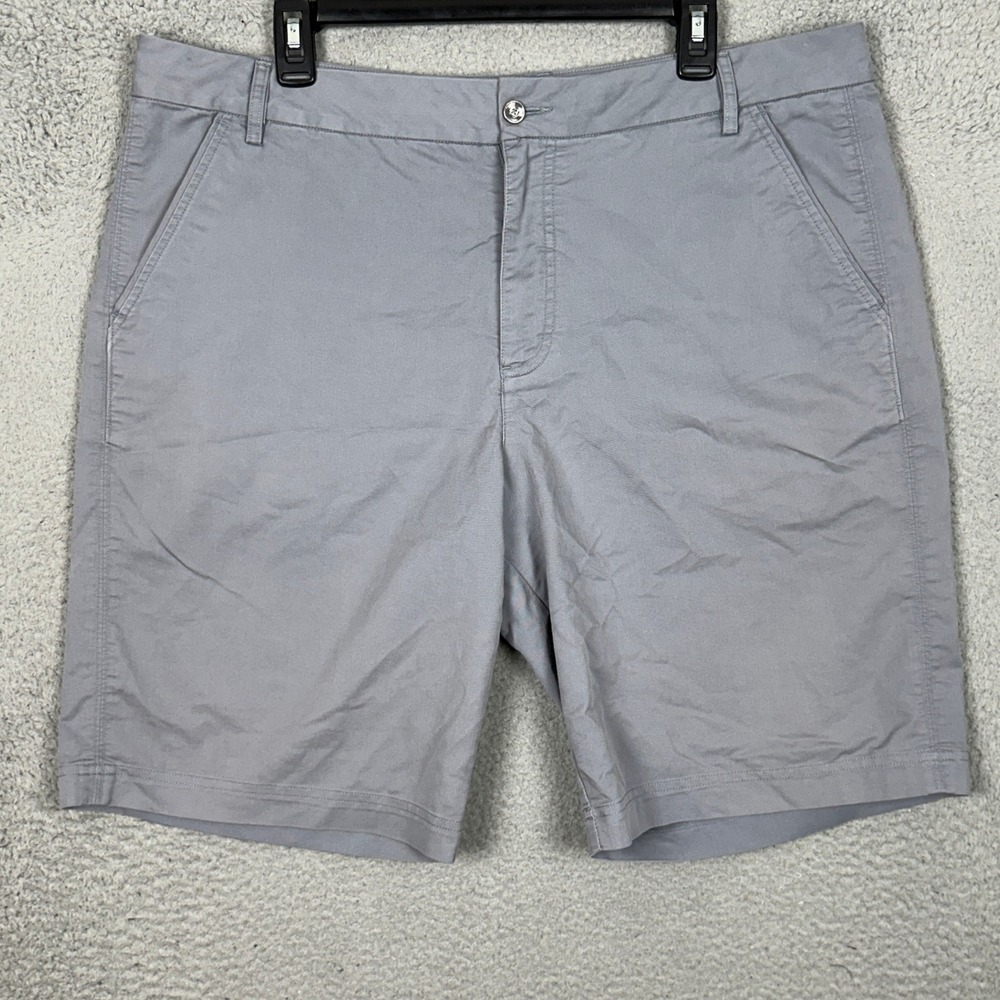 Puma Shorts Mens 36 Sport Lifestyle Grey Golf Stretch Performance Athletic EUC
